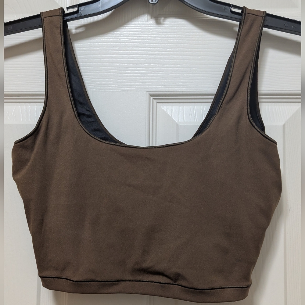 VARLEY let's go walker Sports bra in chestnut Brown Size Small S